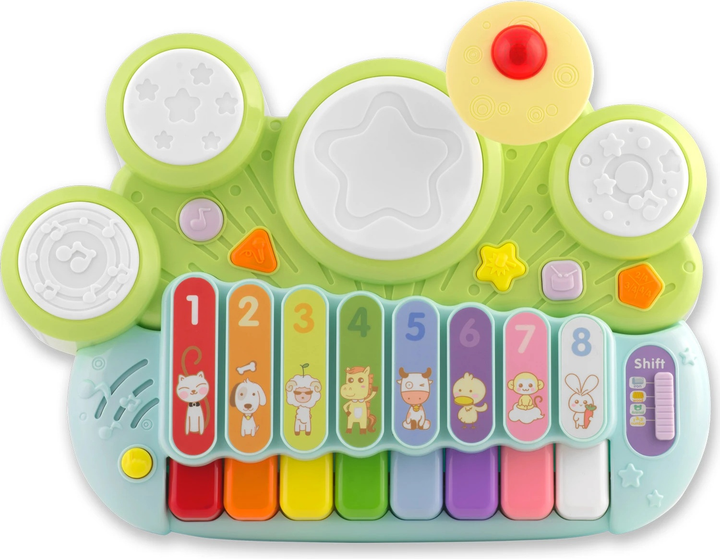 Zabawka edukacyjna cymbałki Ricokids Ksylofon i perkusja RK-751 (5903890616465) - obraz 5