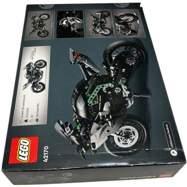 Zestaw klockow Lego Technic Motocykl Kawasaki Ninja H2R 643 elementy (42170) (955555911091526) - Outlet - obraz 5