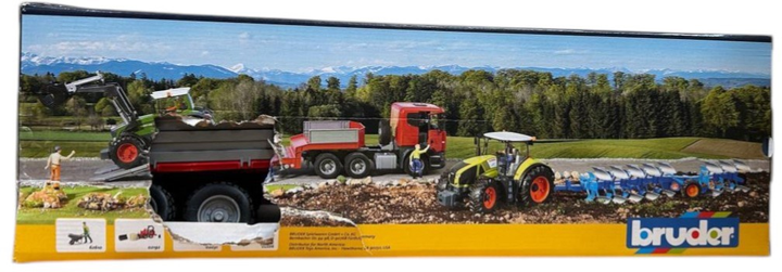 Трaктор Bruder Fendt Vario 211 with Front Loader and Tipping Trailer (4001702021825) (955555909479980) - Уцінка - зображення 2