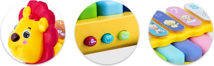 Zabawka edukacyjna cymbałki Ricokids Ksylofon Lewek RK-740 (5903890616328) - obraz 2
