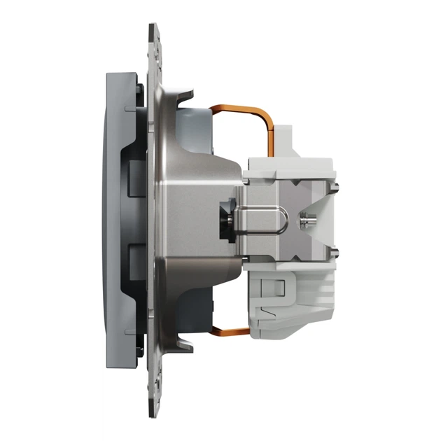 Розетка Schneider Electric ASFORA сталь (EPH2900162) - изображение 4