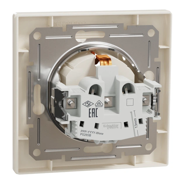 Розетка Schneider Electric ASFORA з кришкою, крем (EPH3100123) - Фото 7 Розетка Schneider Electric ASFORA з кришкою, крем (EPH3100123) - изображение 7