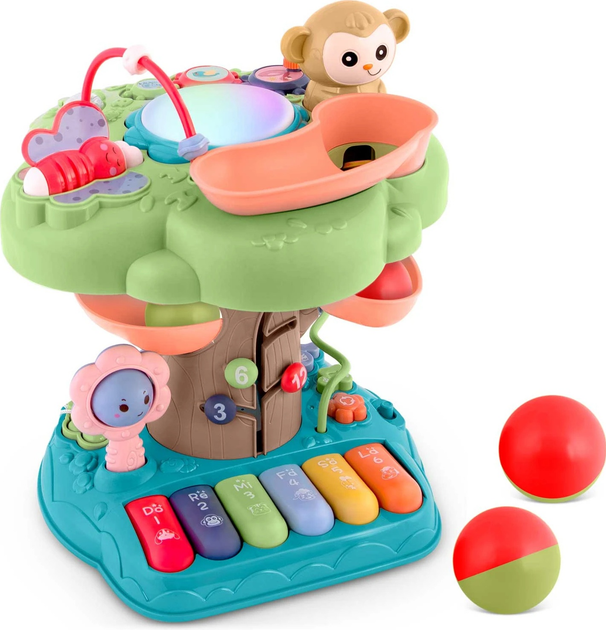 Zabawka edukacyjna Ricokids Drzewko z melodią 781600 (5903890610258) - obraz 3