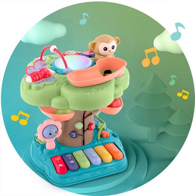 Zabawka edukacyjna Ricokids Drzewko z melodią 781600 (5903890610258) - obraz 6