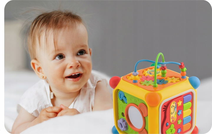 Zabawka edukacyjna Ricokids Kostka 6 w 1 RK-747 (5903890616427) - obraz 13