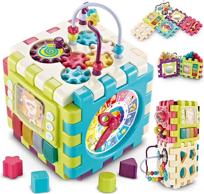 Zabawka edukacyjna Ricokids Kostka z melodią 10 w 1 781700 (5903890610265) - obraz 2