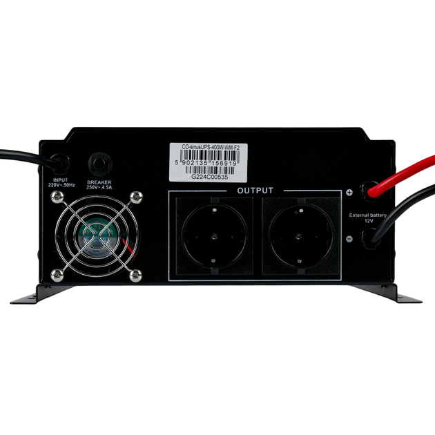 ДБЖ IPS CO-sinusUPS-400W-WM-F2 500VA/400W з зарядним пристроєм (5902135156919) - зображення 2