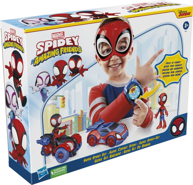 Набір фігурок Hasbro Disney Junior: Spidey And His Amazing Friends Super Spidey F6691 (5010996139290) - зображення 1