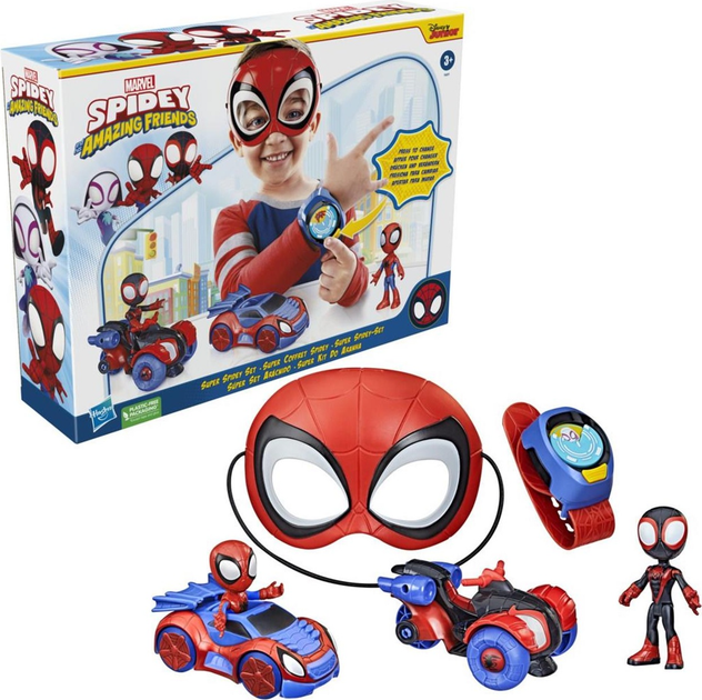 Набір фігурок Hasbro Disney Junior: Spidey And His Amazing Friends Super Spidey F6691 (5010996139290) - зображення 3