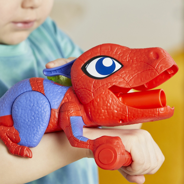 Zestaw zabawek Hasbro Nerf Disney Marvel: Spidey And His Amazing Friends Dino-Webs Spidey-Rex F9475 (5010996273635) - obraz 7