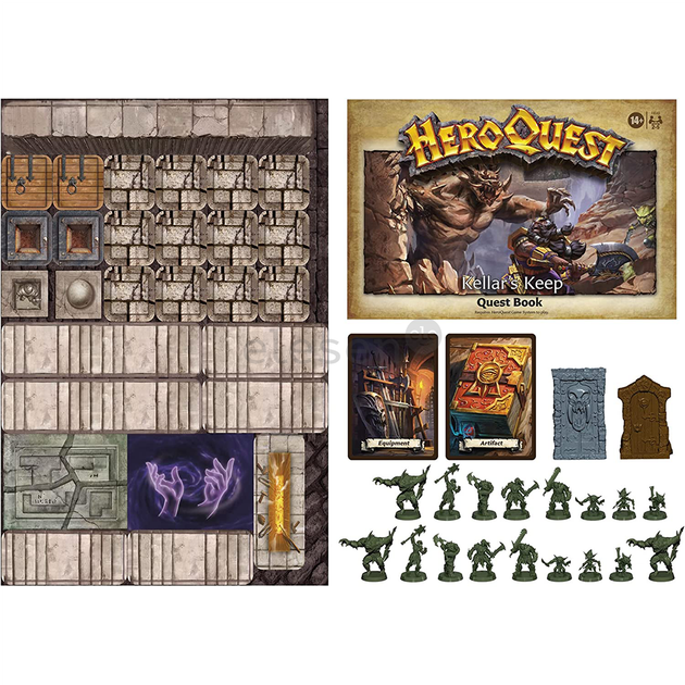 Розширення для настільної гри Hasbro Avalon Hill HeroQuest Kellar's Keep (англійська версія) (5010993938063) - зображення 3