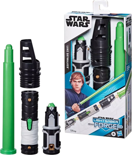 Висувний світловий меч Hasbro Disney: Star Wars Lightsaber Forge Luke Skywalker Extendable F7419 (5010996121462) - зображення 3