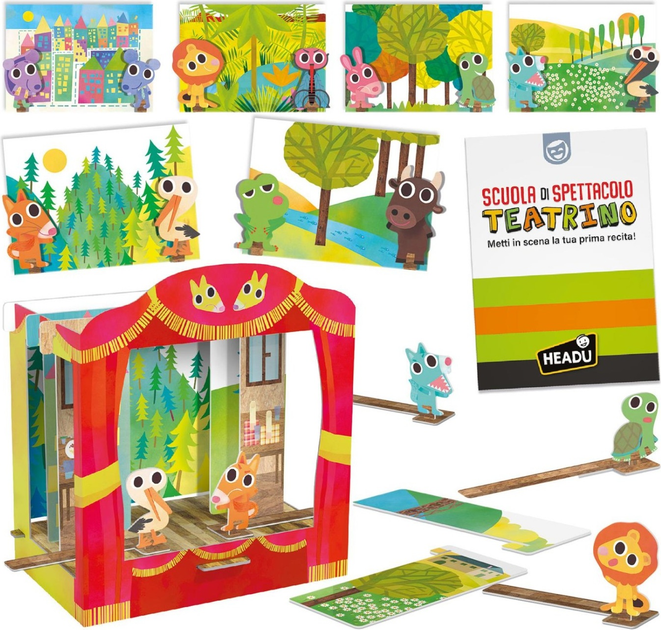 Gra planszowa Headu Montessori Teatrzyk Klasycznych Bajek (8059591425015) - obraz 2