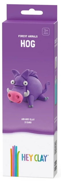 Masa plastyczna Hey Clay Dzik HCL30109CEE3 (5904754607568) - obraz 1