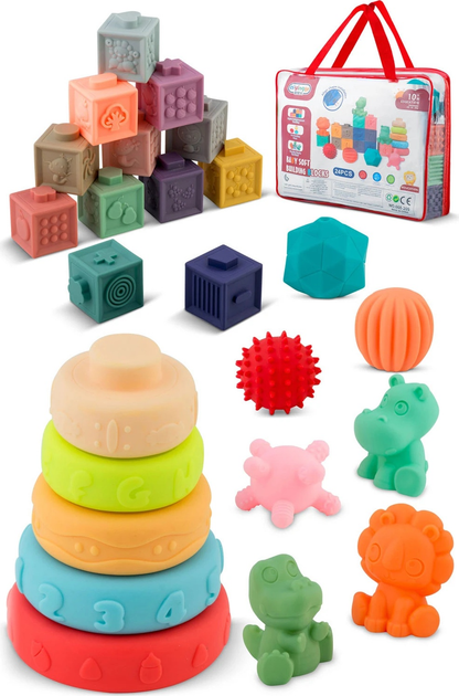 Іграшка для купання Ricokids Сортер RK-756 24 елемента (5903890616519) - зображення 2