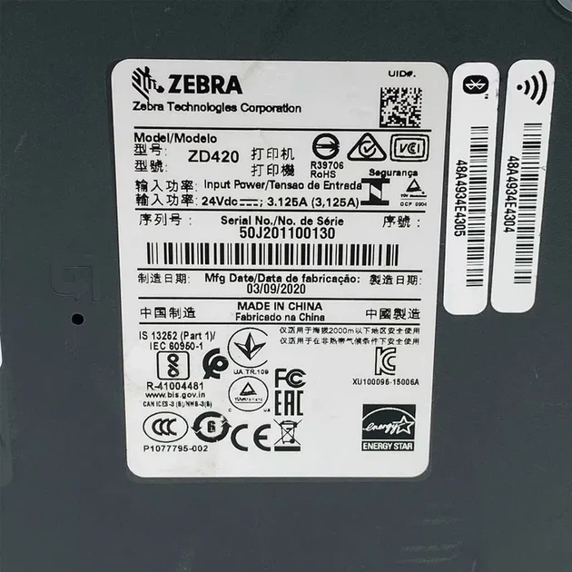 Принтер етикеток Zebra ZD420 (Wi-Fi, Bluetooth) - изображение 8