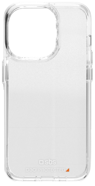 Etui SBS D3O do Apple iPhone 15 Transparent (8018417467882) - obraz 1
