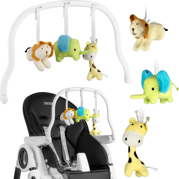 Pałąk z zabawkami do krzesełka Ricokids Belo/Lindo/Tugo (5903890602987) - obraz 6