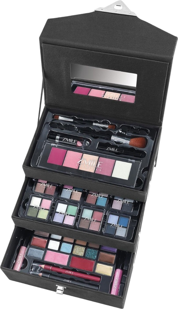 Zestaw kosmetyków do makijażu Zmile Cosmetics Beauty Case Velvety Ciemnoszary (4038432014513) - obraz 2