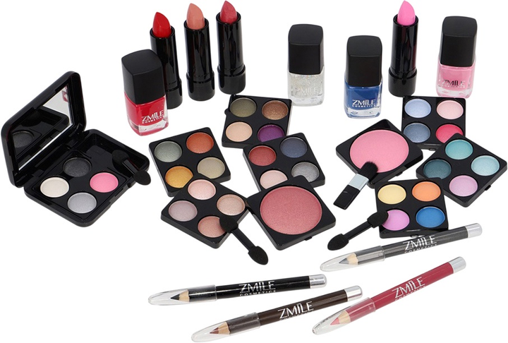 Zestaw kosmetyków do makijażu Zmile Cosmetics Everybody's Darling w walizce 51 elementów (4038432014414) - obraz 5
