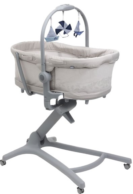 Łóżeczko dziecięce wielofunkcyjne Chicco Baby Hug Pro 5 w 1 Beżowe (8058664173273) - obraz 1
