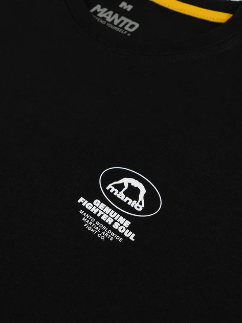 Футболка MANTO t-shirt FIGHTER SOUL Black Onyx S - Фото 6 Футболка MANTO t-shirt FIGHTER SOUL Black Onyx S - зображення 6