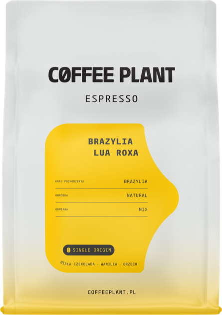 Кава в зернах Coffee Plant Brazylia Lua Roxa Espresso 250 г (5903815292590) - зображення 1