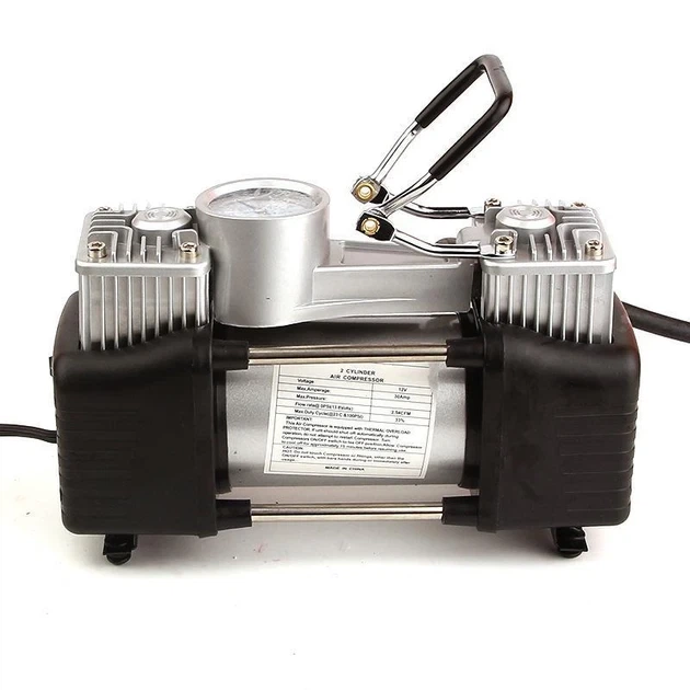 Компрессор автомобильный PERVOI CTC-1102 12V 150W с набором инструментов в Кейсе (3_06510) - изображение 4