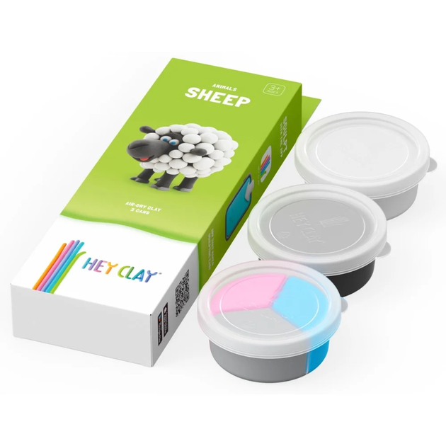 Masa plastyczna Hey Clay Owca HCL30049CEE3 (5904754607803) - obraz 2