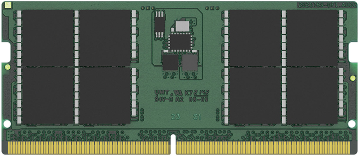 Оперативна пам'ять Kingston ValueRAM SODIMM DDR5-5600 49152MB PC5-44800 2Rx8 Green (KVR56S46BD8-48) - зображення 1