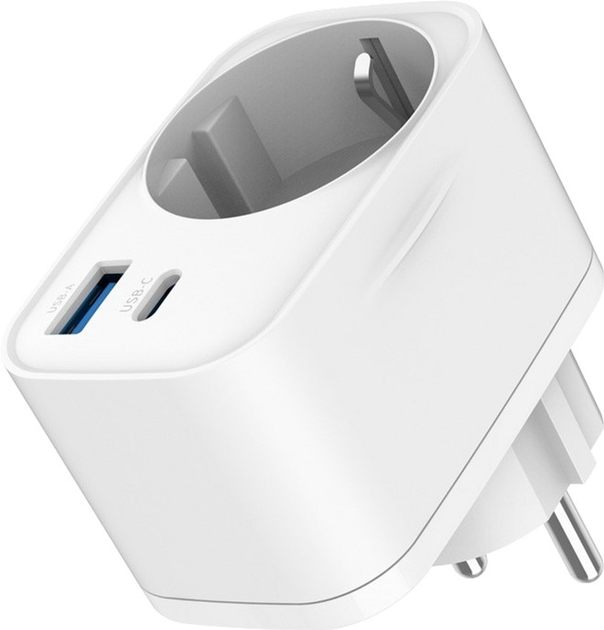 Мережевий зарядний пристрій Gembird 20W (TA-ACPDQC20-01-W) - зображення 3