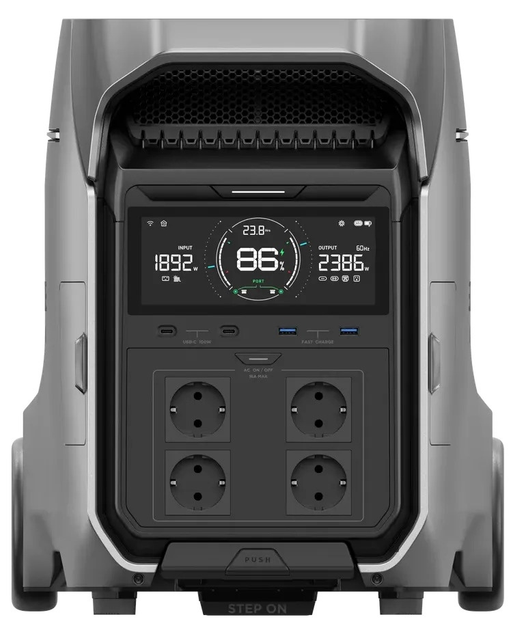Зарядна станція EcoFlow Delta Pro 3 / 4000 Вт / 4096 Вт⋅год / LiFePO4 (EFDELTAPRO3-EU-Cbox) - зображення 2