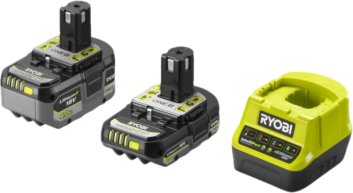 Zestaw akumulatora i ładowarki ONE+ RYOBI RC18120-242X 18 V 2 A (5133005961) - obraz 1