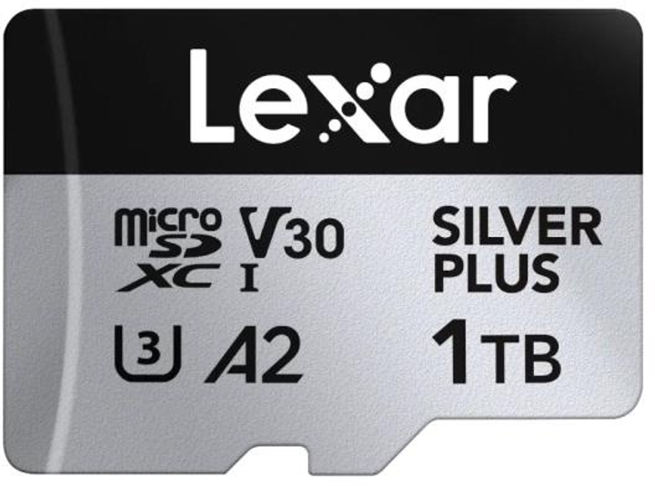 Karta pamięci Lexar Professional Silver Plus microSDXC 1 TB UHS-I U3 V30 A2 (843367135363) - obraz 1