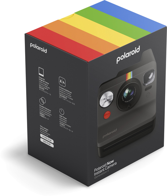 Камера моментального друку Polaroid Now Generation 3 Black (9120134280183) - зображення 8