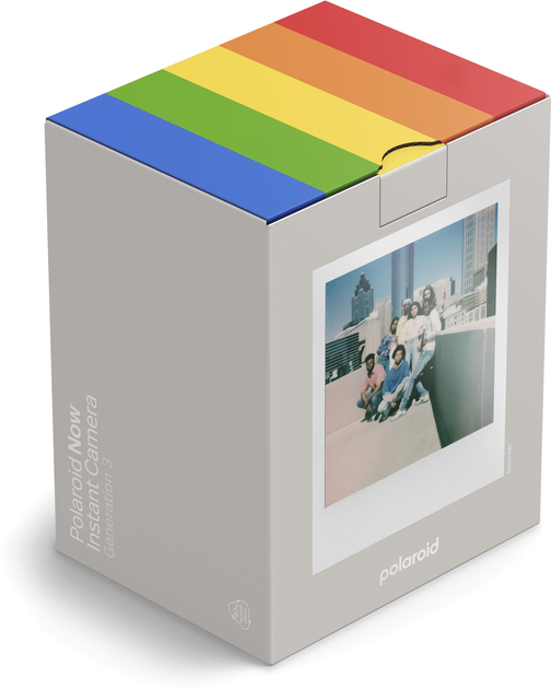 Aparat do natychmiastowego drukowania zdjęć Polaroid Now Generation 3 Pebble White (9120134280190) - obraz 9