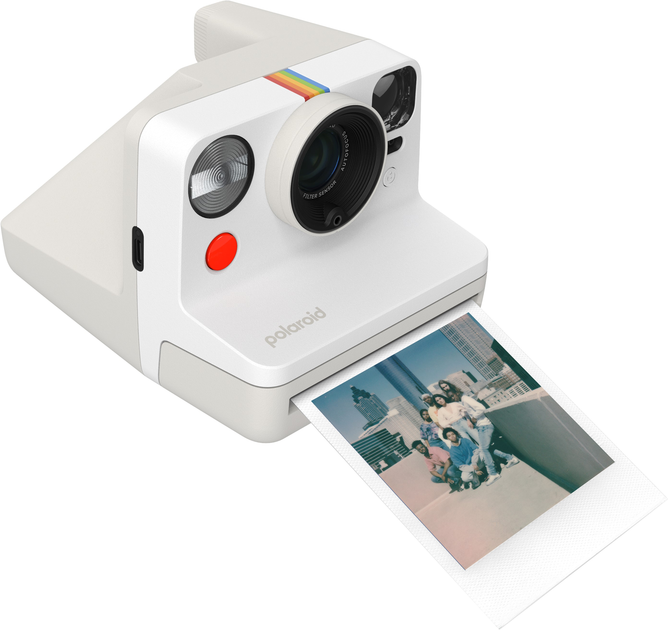 Aparat do natychmiastowego drukowania Polaroid Now Generation 3 Pebble White + zestaw kolorowych filmów (8 zdjęć) (9120134283122) - obraz 9