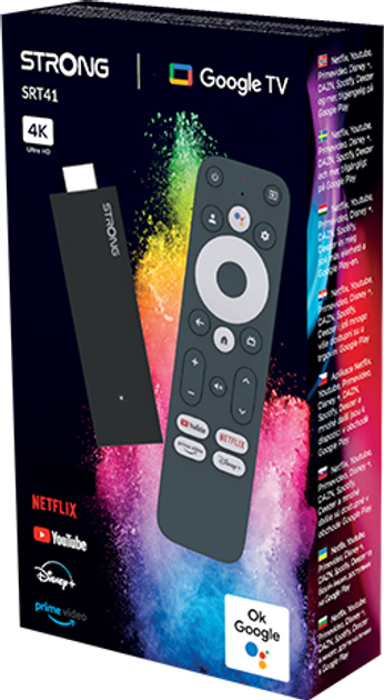 Odtwarzacz multimedialny Strong Android TV Stick 4K SRT41 - obraz 4