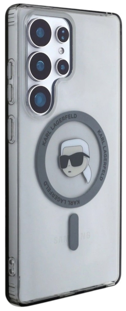 Панель Karl Lagerfeld Button Karl Head Printed Logo MagSafe Samsung Galaxy S25 Ultra Black (3666339450045) - зображення 2