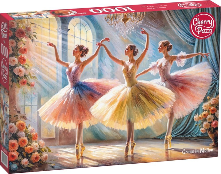 Puzzle CherryPazzi Grace in motion 1000 elementów 31001 (5903728731001) - obraz 1