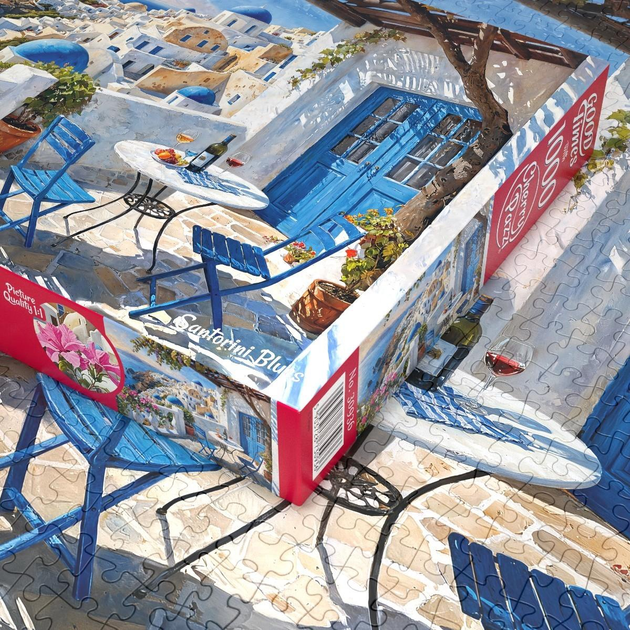Puzzle CherryPazzi Santorini blues 1000 elementów 30936 (5903728730936) - obraz 5