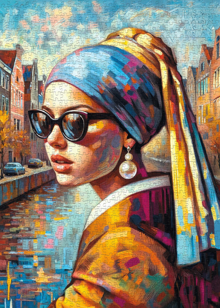 Пазли CherryPazzi Дівчина з перлинною сережкою 1000 елементів 30844 (5903728730844) - зображення 3
