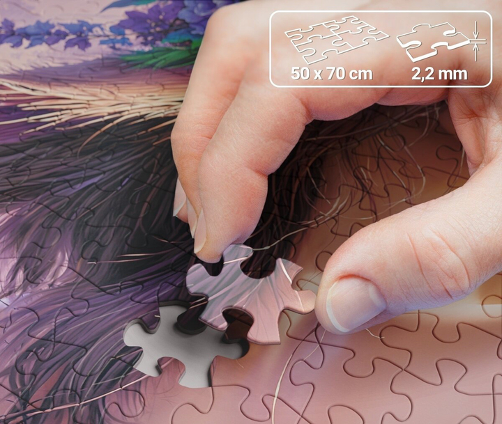 Puzzle CherryPazzi Lavender muse 1000 elementów 31094 (5903728731094) - obraz 4