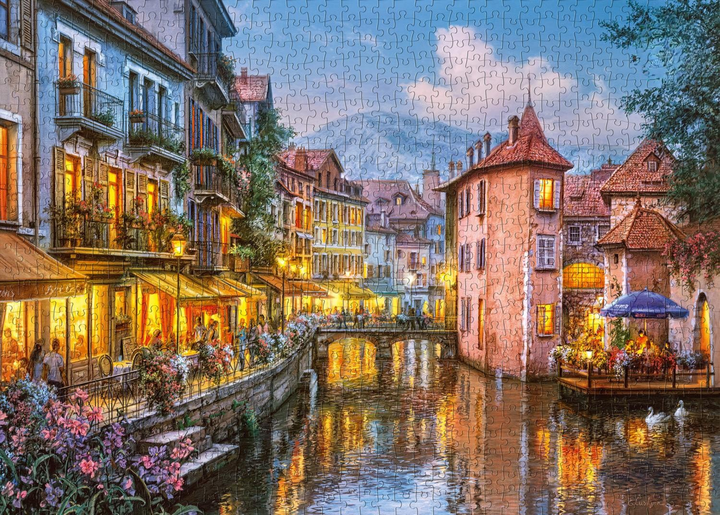 Пазли CherryPazzi Evening in Annecy 1000 елементів 30257 (5903728730257) - зображення 3