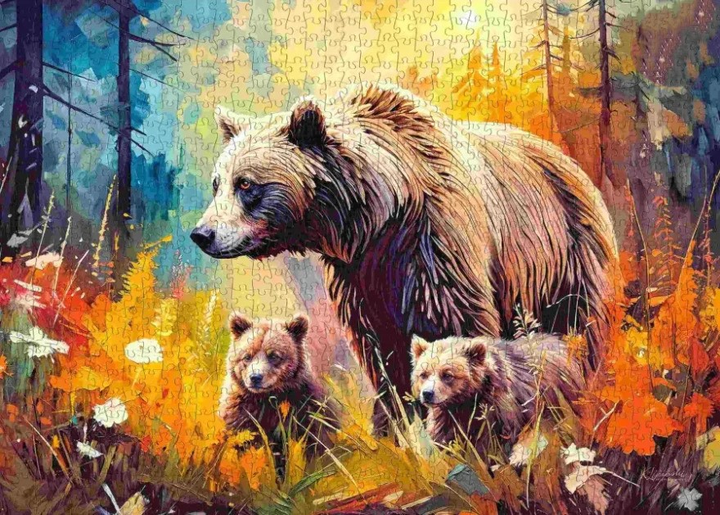 Пазли CherryPazzi Разом у Дикій Природі 1000 елементів 31124 (5903728731124) - зображення 2