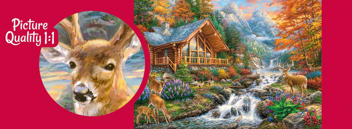 Puzzle CherryPazzi Alpine serenity 1000 elementów 30400 (5903728730400) - obraz 2