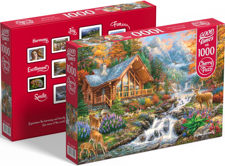 Puzzle CherryPazzi Alpine serenity 1000 elementów 30400 (5903728730400) - obraz 4