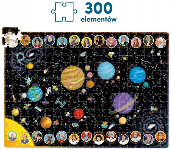 Puzzle CzuCzu Odkrywcy Układ Słoneczny 300 elementów 493846 (5902983493846) - obraz 2