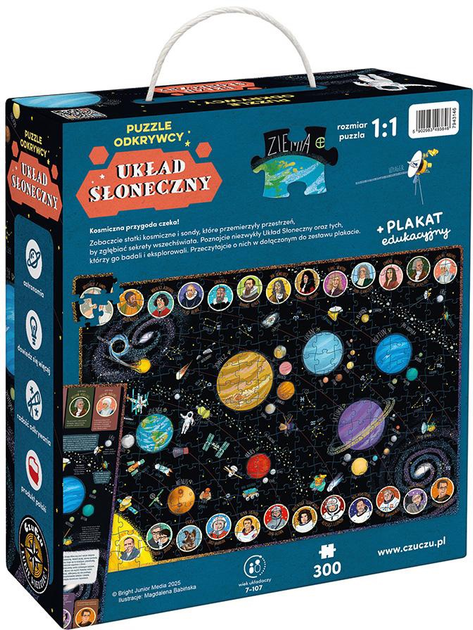 Puzzle CzuCzu Odkrywcy Układ Słoneczny 300 elementów 493846 (5902983493846) - obraz 3