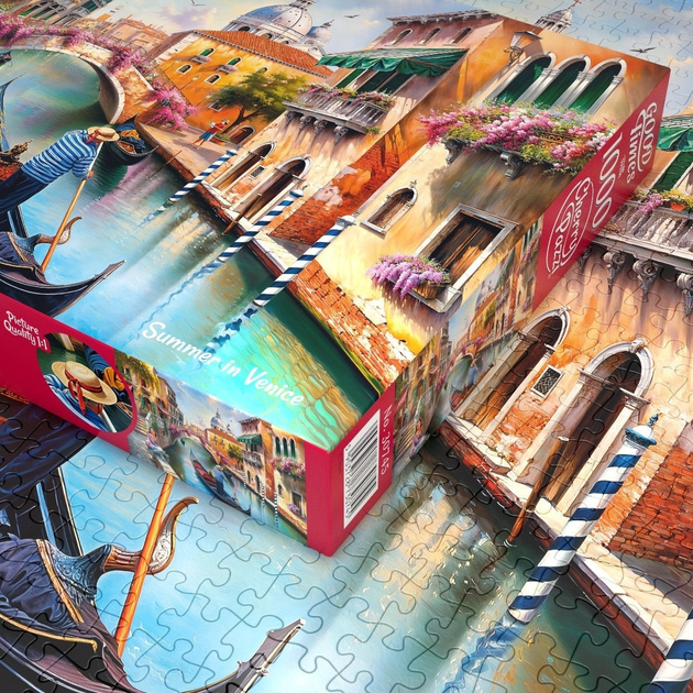Puzzle CherryPazzi Summer in Venice 1000 elementów 30745 (5903728730745) - obraz 5